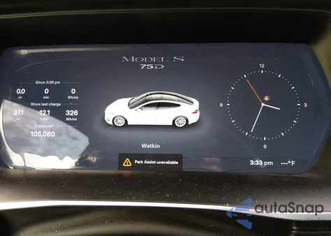 2016 Tesla Model S 60D/70D/75D/85D/90D z USA, uszkodzony, nr VIN 5YJSA1E22GF149608